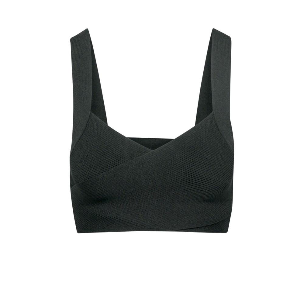 Cropped Ribbed Tank Top